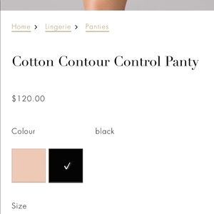 Wolford Cotton Contour Control Panty